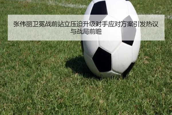 张伟丽卫冕战前站立压迫升级对手应对方案引发热议与战局前瞻
